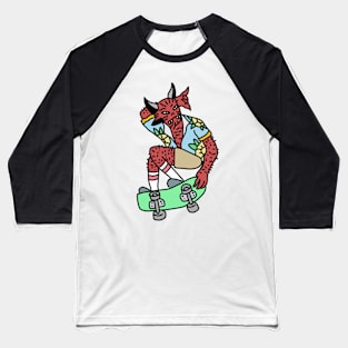 skater devil Baseball T-Shirt